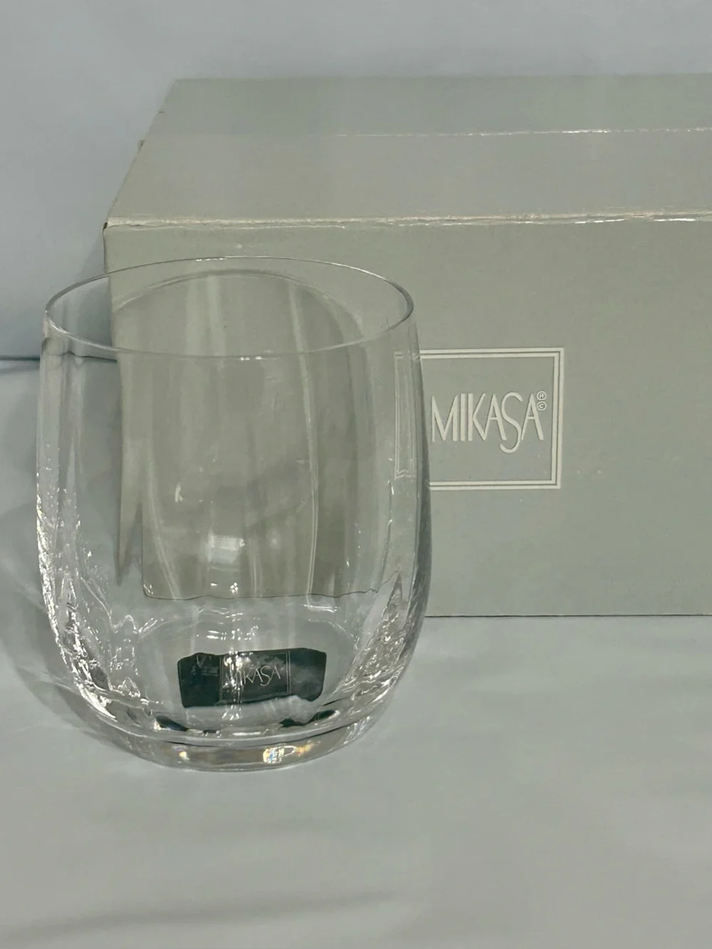 Mikasa STEPHANIE Double Old Fashioned Tumbler Set of 4 New in Box